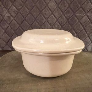 Vintage Anchor Hocking Microceram Ceramic dish 12oz